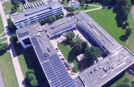 KTU studentams 5500 m2 moderni atsinaujinančių energijos šaltinių laboratorija ant pastato stogo