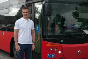 „Kauno autobusų“ atstovas Paulius Lengvenis