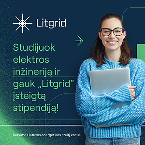 Litgrid Inzinerijos studentu stipendija vizualas