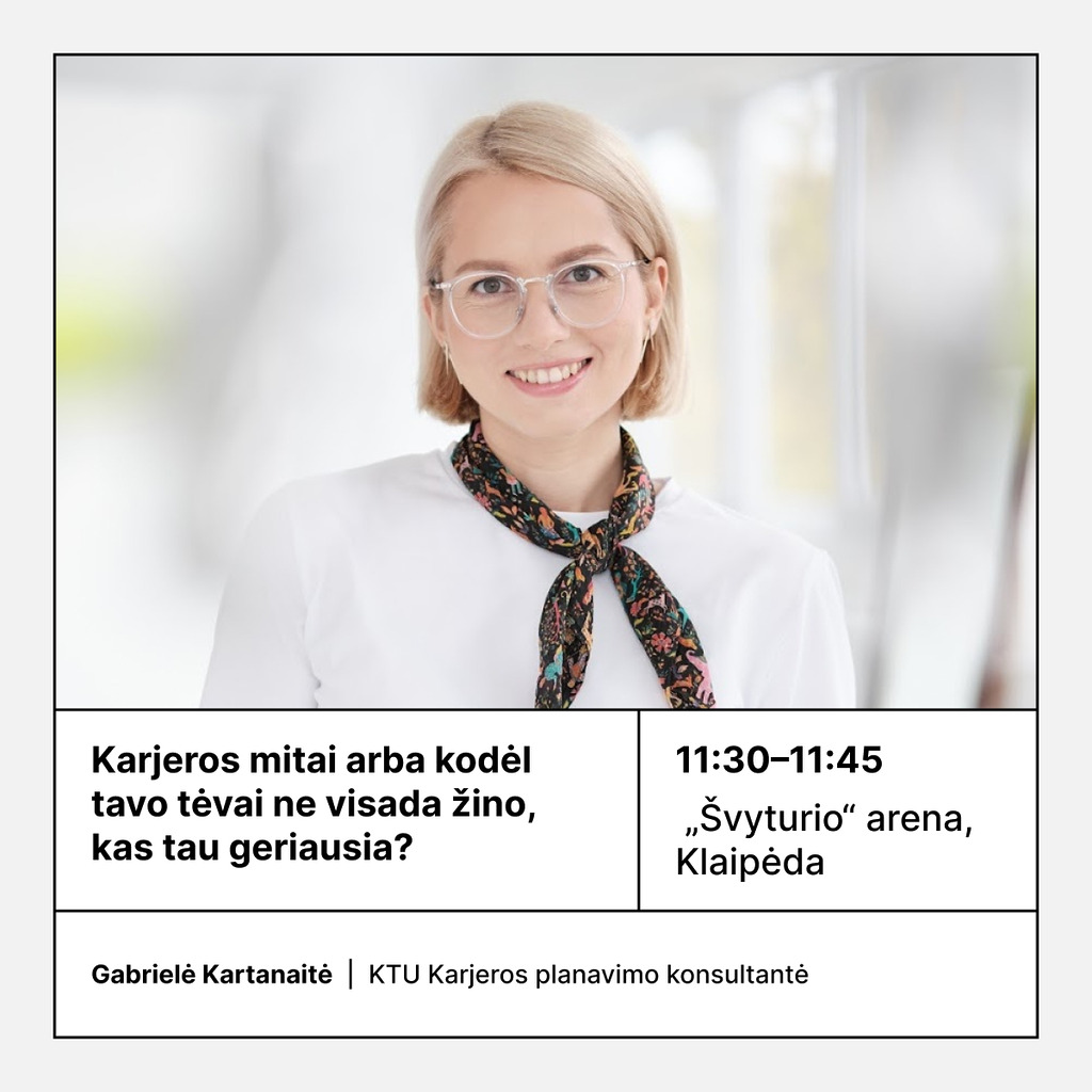 „Karjeros mitai arba kodėl tavo tėvai ne visada žino, kas tau geriausia“_Studijų regata'25