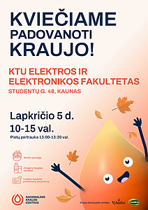 Kviečiame padovanoti kraujo Kviečiame padovanoti kraujo