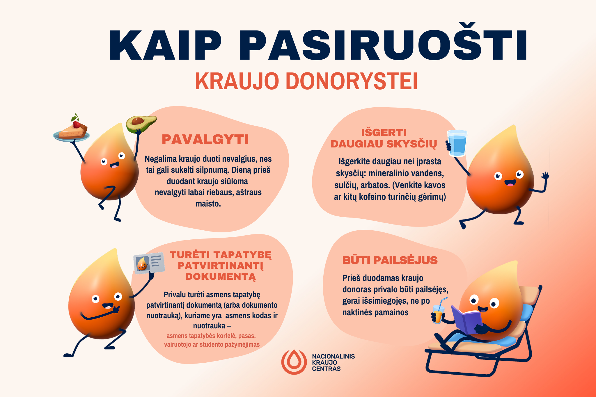 PASIRUOŠIMAS DONORYSTEI