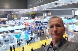 Profesorius Žilvinas Nakutis lankėsi energetikos parodoje „Enlit 2025“