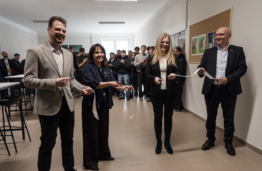 Daugiau poilsio zonų studentams: atidaryta „Litgrid“ erdvė be aukštos įtampos